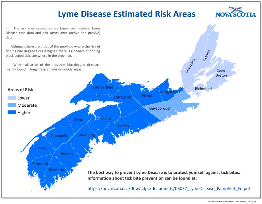 Safety Matters Lyme disease in Nova Scotia Ticking the boxes f